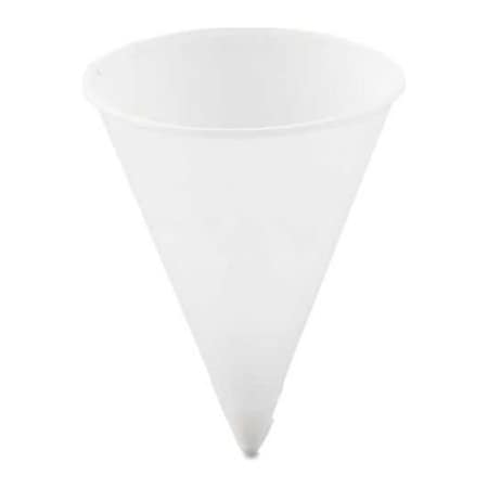 Solo SOLO  Cone Water Cups, Paper 4 Oz., Rolled Rim, White, 200/Pack SCC 4R
